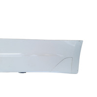 2006-2007 BMW 650i E63 E64 Left Driver Rocker Panel Side Skirt White, 51-77-7-074-419, F039, OEM, 2006, 2007