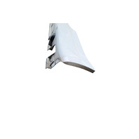 2006-2007 BMW 650i E63 E64 Left Driver Rocker Panel Side Skirt White, 51-77-7-074-419, F039, OEM, 2006, 2007