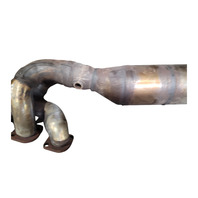 2006-2010 BMW 650i E63 E64 Right Exhaust Manifold Catalytic Converter, 18-40-7-575-126, F039, OEM, 2006, 2007, 2008, 2009, 2010