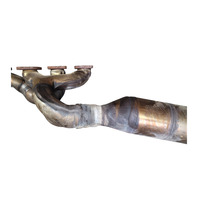 2006-2010 BMW 650i E63 E64 Right Exhaust Manifold Catalytic Converter, 18-40-7-575-126, F039, OEM, 2006, 2007, 2008, 2009, 2010