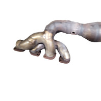 2006-2010 BMW 650i E63 E64 Right Exhaust Manifold Catalytic Converter, 18-40-7-575-126, F039, OEM, 2006, 2007, 2008, 2009, 2010
