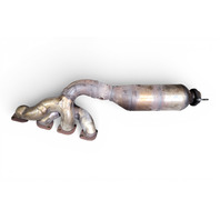2006-2010 BMW 650i E63 E64 Right Exhaust Manifold Catalytic Converter, 18-40-7-575-126, F039, OEM, 2006, 2007, 2008, 2009, 2010