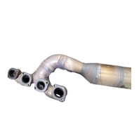 2006-2010 BMW 650i E63 E64 Left Exhaust Manifold Catalytic Converter, 18-40-7-575-127, F039, OEM, 2006, 2007, 2008, 2009, 2010