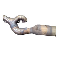 2006-2010 BMW 650i E63 E64 Left Exhaust Manifold Catalytic Converter, 18-40-7-575-127, F039, OEM, 2006, 2007, 2008, 2009, 2010