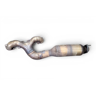 2006-2010 BMW 650i E63 E64 Left Exhaust Manifold Catalytic Converter, 18-40-7-575-127, F039, OEM, 2006, 2007, 2008, 2009, 2010
