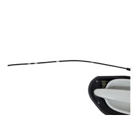 2006-2010 BMW 650i E63 E64 Left Driver Exterior Door Handle Alpine White, 51-21-6-961-443, F039, OEM, 2006, 2007, 2008, 2009, 2010