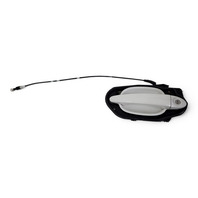 2006-2010 BMW 650i E63 E64 Left Driver Exterior Door Handle Alpine White, 51-21-6-961-443, F039, OEM, 2006, 2007, 2008, 2009, 2010