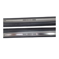 2006-2010 BMW 650i E63 E64 Illuminated Door Sill Plate Set, 51-47-7-079-959, F039, OEM, 2006, 2007, 2008, 2009, 2010
