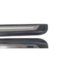 2006-2010 BMW 650i E63 E64 Illuminated Door Sill Plate Set, 51-47-7-079-959, F039, OEM, 2006, 2007, 2008, 2009, 2010