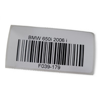 2006-2010 BMW 650i E63 E64 Illuminated Door Sill Plate Set, 51-47-7-079-959, F039, OEM, 2006, 2007, 2008, 2009, 2010