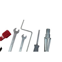 2006-2010 BMW 650i E63 E64 Trunk Tool Kit Tow Hook Wrenches Screwdriver, 72-15-7-070-643, F039, OEM, 2006, 2007, 2008, 2009, 2010