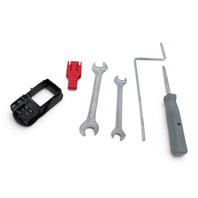 2006-2010 BMW 650i E63 E64 Trunk Tool Kit Tow Hook Wrenches Screwdriver, 72-15-7-070-643, F039, OEM, 2006, 2007, 2008, 2009, 2010