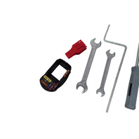 2006-2010 BMW 650i E63 E64 Trunk Tool Kit Tow Hook Wrenches Screwdriver, 72-15-7-070-643, F039, OEM, 2006, 2007, 2008, 2009, 2010