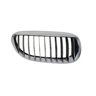 2006-2010 BMW 650i E63 E64 Chrome Kidney Grille Right/Left Set, 51-13-7-077-932, 51-13-7-077-931, F039, OEM, 2006, 2007, 2008, 2009, 2010