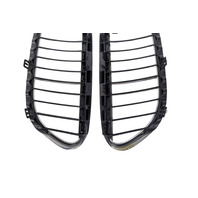 2006-2010 BMW 650i E63 E64 Chrome Kidney Grille Right/Left Set, 51-13-7-077-932, 51-13-7-077-931, F039, OEM, 2006, 2007, 2008, 2009, 2010