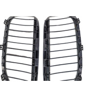 2006-2010 BMW 650i E63 E64 Chrome Kidney Grille Right/Left Set, 51-13-7-077-932, 51-13-7-077-931, F039, OEM, 2006, 2007, 2008, 2009, 2010