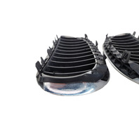 2006-2010 BMW 650i E63 E64 Chrome Kidney Grille Right/Left Set, 51-13-7-077-932, 51-13-7-077-931, F039, OEM, 2006, 2007, 2008, 2009, 2010