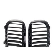 2006-2010 BMW 650i E63 E64 Chrome Kidney Grille Right/Left Set, 51-13-7-077-932, 51-13-7-077-931, F039, OEM, 2006, 2007, 2008, 2009, 2010