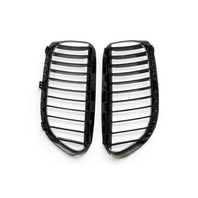2006-2010 BMW 650i E63 E64 Chrome Kidney Grille Right/Left Set, 51-13-7-077-932, 51-13-7-077-931, F039, OEM, 2006, 2007, 2008, 2009, 2010