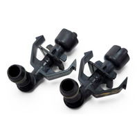 2006-2010 BMW 650i E63 E64 Headlight Washer Spray Nozzle Pair, 61-67-7-059-223, F039, OEM, 2006, 2007, 2008, 2009, 2010