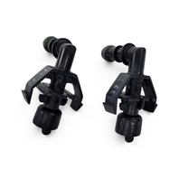 2006-2010 BMW 650i E63 E64 Headlight Washer Spray Nozzle Pair, 61-67-7-059-223, F039, OEM, 2006, 2007, 2008, 2009, 2010