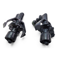 2006-2010 BMW 650i E63 E64 Headlight Washer Spray Nozzle Pair, 61-67-7-059-223, F039, OEM, 2006, 2007, 2008, 2009, 2010