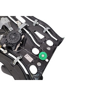 2006-2010 BMW 650i E64 Left Rear Quarter Window Glass Regulator, 51-35-7-186-643, F039, OEM, 2006, 2007, 2008, 2009, 2010