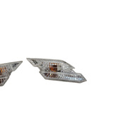 2006-2010 BMW 650i E63 E64 Turn Signal Repeater Lamp Set, 63-13-7-165-810, 63-13-7-165-809, F039, OEM, 2006, 2007, 2008, 2009, 2010