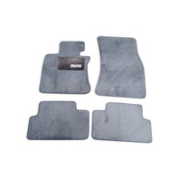 2006-2008 BMW 650i E63 Black Carpet Floor Mat Set(4), 82-11-0-391-860, F039, OEM, 2006, 2007, 2008