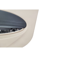 2006-2007 BMW E64 E63 650i 645Ci Front Right Passenger Door Panel Card Cream Beige Leather, 51-41-9-150-486, F039, OEM, 2006, 2007