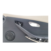 2006-2007 BMW E64 E63 650i 645Ci Front Right Passenger Door Panel Card Cream Beige Leather, 51-41-9-150-486, F039, OEM, 2006, 2007