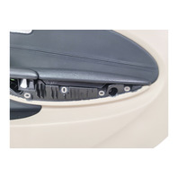 2006-2007 BMW E64 E63 650i 645Ci Front Right Passenger Door Panel Card Cream Beige Leather, 51-41-9-150-486, F039, OEM, 2006, 2007