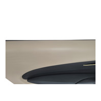2006-2007 BMW E64 E63 650i 645Ci Front Left/Driver Door Panel Card Cream Beige Leather, 51-41-9-150-477, F039, OEM, 2006, 2007