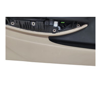 2006-2007 BMW E64 E63 650i 645Ci Front Left/Driver Door Panel Card Cream Beige Leather, 51-41-9-150-477, F039, OEM, 2006, 2007