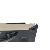 2006-2007 BMW E64 E63 650i 645Ci Front Left/Driver Door Panel Card Cream Beige Leather, 51-41-9-150-477, F039, OEM, 2006, 2007
