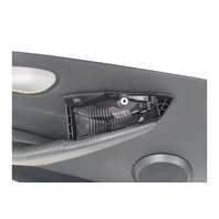 2006-2007 BMW E64 E63 650i 645Ci Front Left/Driver Door Panel Card Cream Beige Leather, 51-41-9-150-477, F039, OEM, 2006, 2007