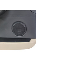 2006-2007 BMW E64 E63 650i 645Ci Front Left/Driver Door Panel Card Cream Beige Leather, 51-41-9-150-477, F039, OEM, 2006, 2007