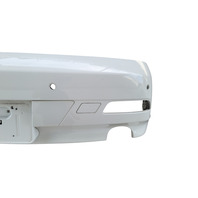 2006-2007 BMW 650i Rear Bumper Face Cover Upper/Lower Alpine White, 51-12-7-078-441, F039, OEM, 2006, 2007