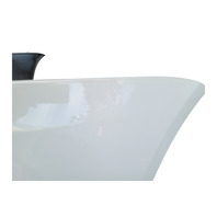 2006-2007 BMW 650i Rear Bumper Face Cover Upper/Lower Alpine White, 51-12-7-078-441, F039, OEM, 2006, 2007
