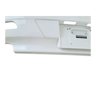 2006-2007 BMW 650i Rear Bumper Face Cover Upper/Lower Alpine White, 51-12-7-078-441, F039, OEM, 2006, 2007
