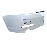 2006-2007 BMW 650i Rear Bumper Face Cover Upper/Lower Alpine White, 51-12-7-078-441, F039, OEM, 2006, 2007