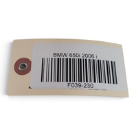 2006-2010 BMW 650i E64 Left Driver Convertible Top Roof Lock Latch, 54-34-7-156-985, F039, OEM, 2006, 2007, 2008, 2009, 2010