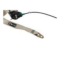 2006-2007 BMW 650i E64 Convertible Front Right Seat Belt Beige, 72-11-7-112-370, F039, OEM, 2006, 2007