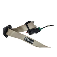 2006-2007 BMW 650i E64 Convertible Front Right Seat Belt Beige, 72-11-7-112-370, F039, OEM, 2006, 2007