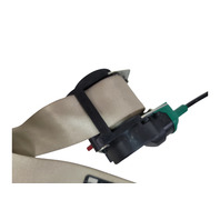 2006-2007 BMW 650i E64 Convertible Front Right Seat Belt Beige, 72-11-7-112-370, F039, OEM, 2006, 2007