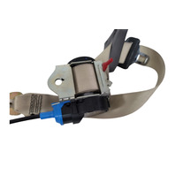 2006-2007 BMW 650i E64 Convertible Front Left Seat Belt Beige, 72-11-9-138-275, F039, OEM, 2006, 2007