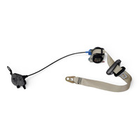 2006-2007 BMW 650i E64 Convertible Front Left Seat Belt Beige, 72-11-9-138-275, F039, OEM, 2006, 2007