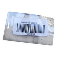 2006-2007 BMW 650i E63 E64 4.8L Automatic Transmission, 24-00-7-563-427, F039, OEM, 2006, 2007