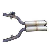 2006-2010 BMW 650i E63 E64 Front Exhaust Pipe Primary Muffler Silencer, 18-30-7-542-660, F039, OEM, 2006, 2007, 2008, 2009, 2010