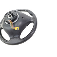 1997-2002 BMW Z2 3-Spoke Leather Chrome Line Steering Wheel Black, 32-30-1-096-778, F040, OEM, 1997, 1998, 1999, 2000, 2001, 2002